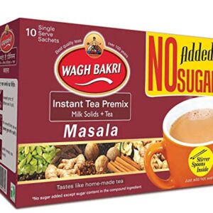 Wagh Bakri Masala Instant Tea Premix Masala - No Added Suger