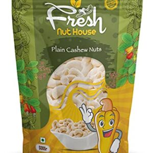 Fresh Nut House Premium Whole Kerala Origin Plain Cashew Nut