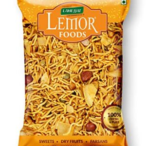 LEMOR Garlic Chivda Namkeen Snacks for Foodie Indians (400 g