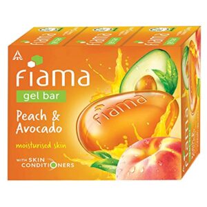 Fiama Gel Bar Peach And Avocado For Moisturized Skin
