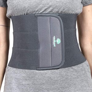 Longlife Abdominal Belt after delivery Tummy Reduction Trimmer Belly Slimming Binder for Women post pregnancy care (Grey Color