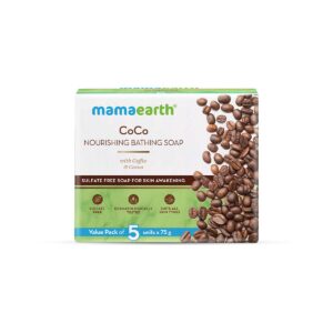 Mamaearth CoCo Nourishing Bathing Soap with Coffee & Cocoa – 5x75g