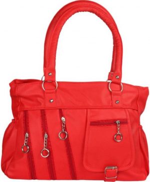 Women Red Hand-held Bag - Extra Spacious