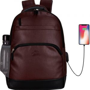 Medium 25 L Laptop Backpack 15.6 inch Laptop backpack men Women backpack Casual Stylish With USB Charging Port  (Brown