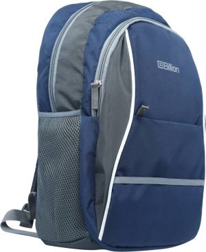 BLN-1-Grey-Navy blue-HiStorage Laptop Backpack  (Blue