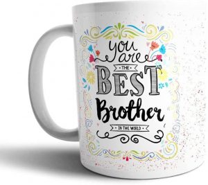 Rakhi with Chocolate and Mug Combo Set for Brother Ceramic Gift Box  (Multicolor)