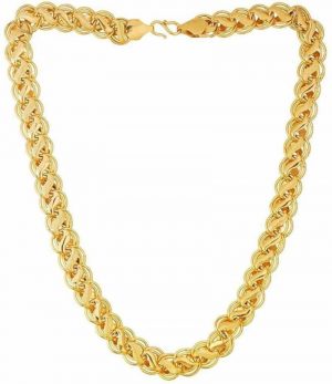 1 Gram Gold plated Chain For Boys and Man Gold-plated Plated Stainless Steel