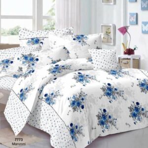 Sidhi Creations 144 TC Cotton Double Floral Bedsheet  (Pack of 1