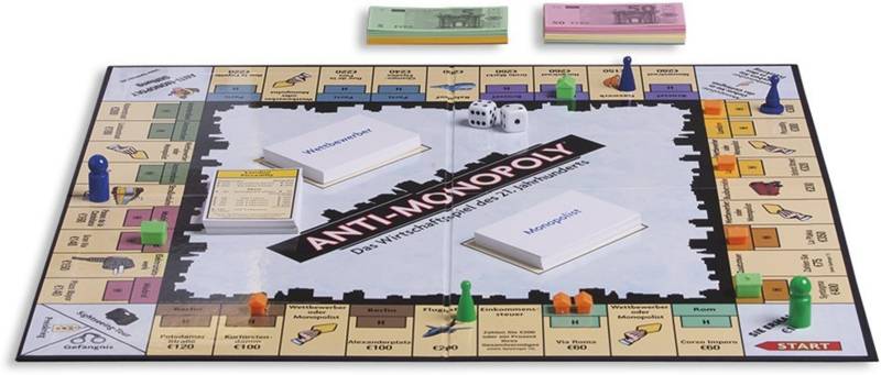 Hasbro ANTI - MONOPOLY Money & Assets Games Board Game