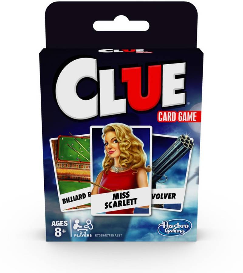 HASBRO GAMING Clue Card Game for Kids Ages 8 and Up