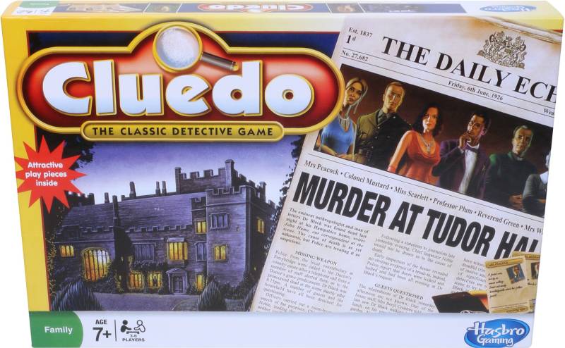 HASBRO GAMING Cluedo The Classic Detective Board Game For Ages 7 and Up For 3-6 Players Strategy & War Games Board Game