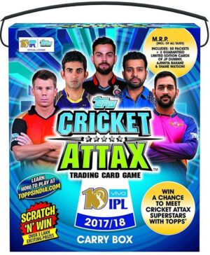 Topps Cricket Attax IPL CA 2017 50’s Carry box