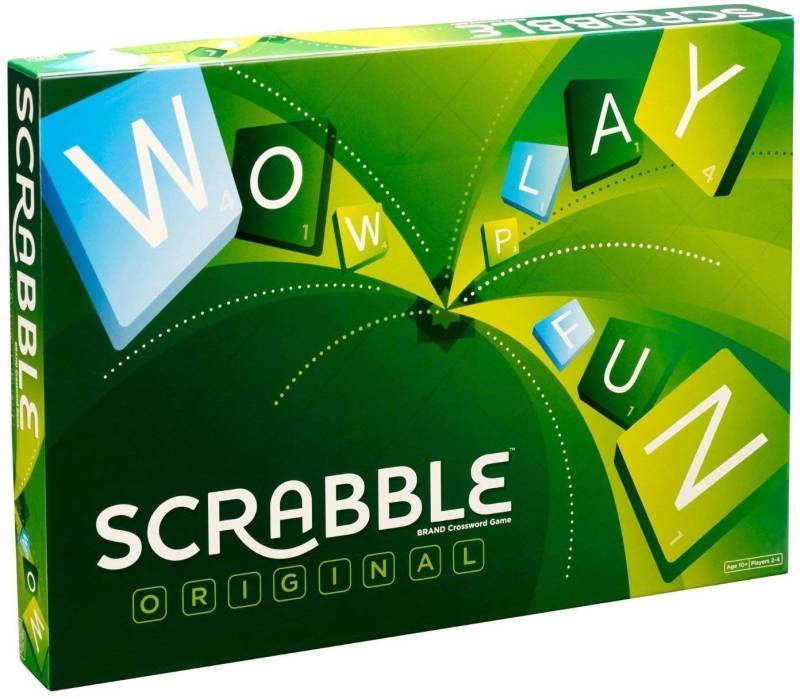 NIJEK STORE Crossword Scrabble Board Game Big Spelling for Kids & Adult Multi-Player Green Word Games Board Game