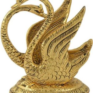 Decor and Art Metal Decorative Golden Swan Duck Shape Napkin