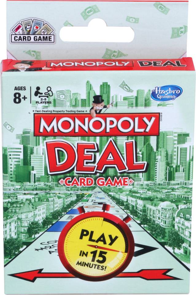 Monopoly Deal Card Game for Families and Kids Ages 8 and Up