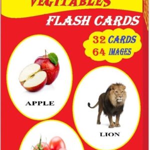 SA Flash Cards for Kids - 32 Cards & 64 Images | Children Early Learning Flash Cards of Fruits