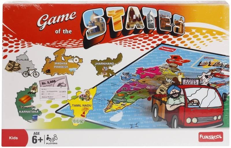 FUNSKOOL Game of the States Educational Board Games Board Game