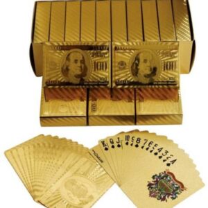saburi Golden Playing Card Pack of 10  (golden)