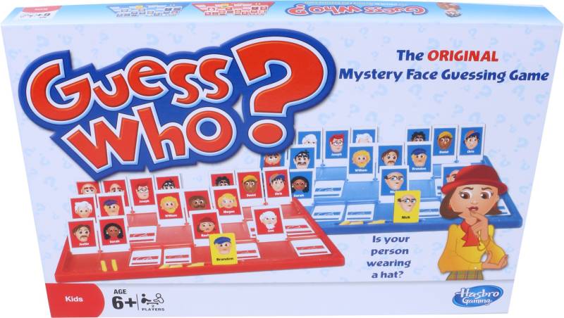 HASBRO GAMING Guess Who? Game Original Guessing Game for Kids Ages 6 and Up For 2 Players Strategy & War Games Board Game