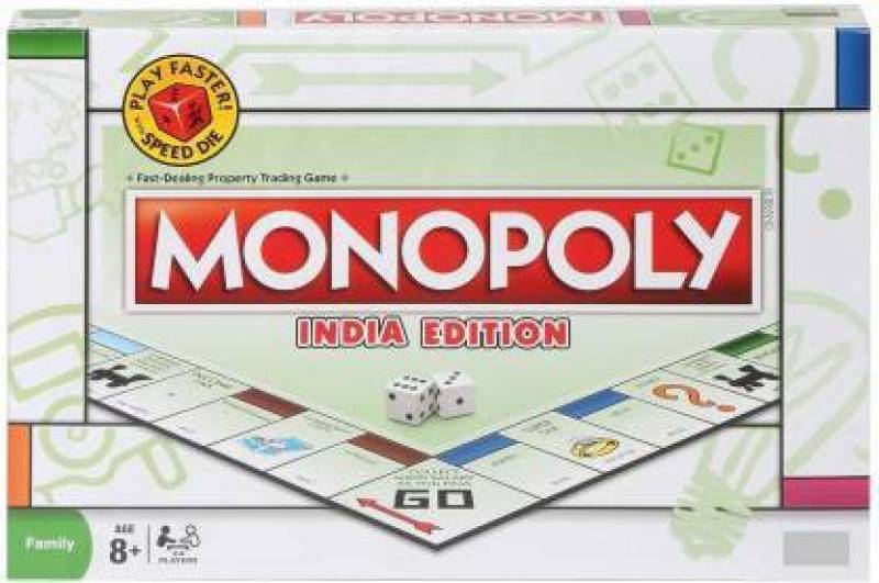 NAVRANGI MONOPOLY India Edition Board Game for Families and Kids (Age 8 and Up) Money & Assets Games Board Game
