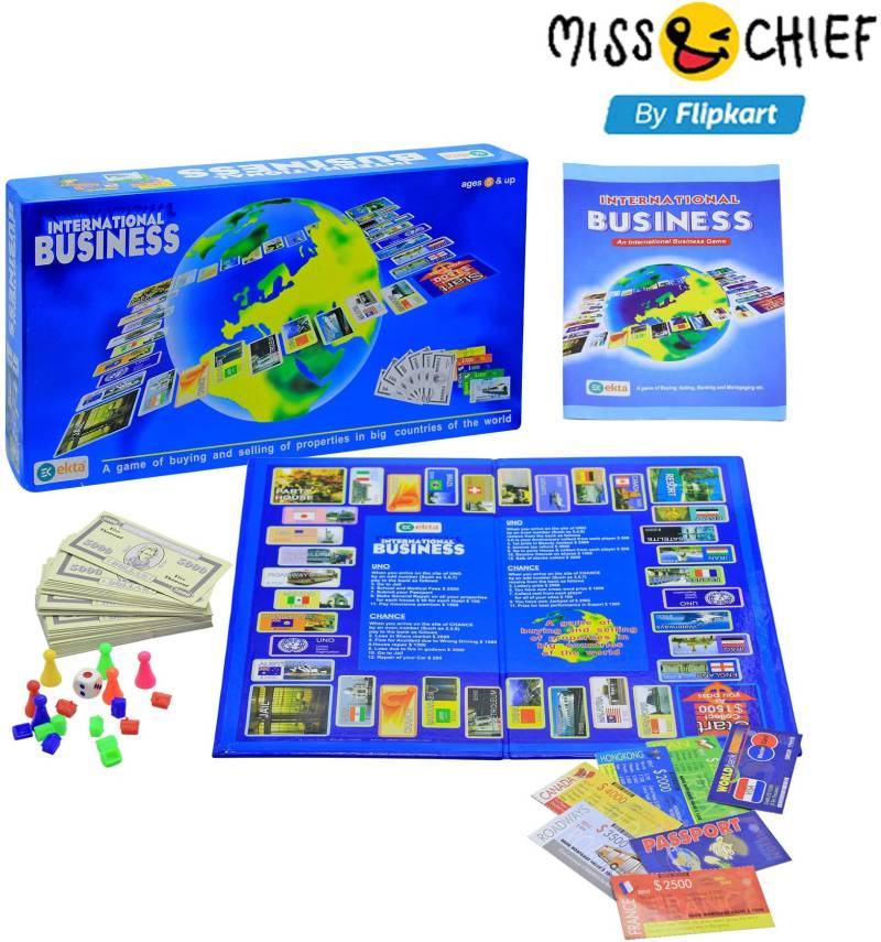 Miss & Chief International Business Board Indoor Game and Education Toy for Kids