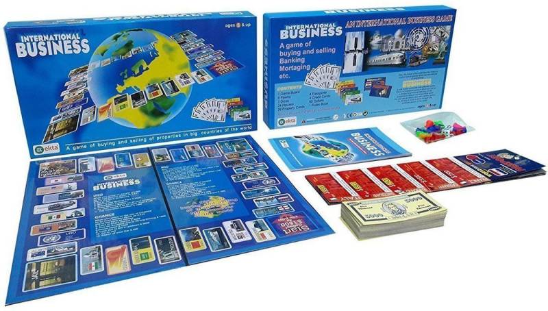 Kidsor Business International Board Game 2-6 Strategic Game Strategy & War Games Board Game Educational Board Games Board Game