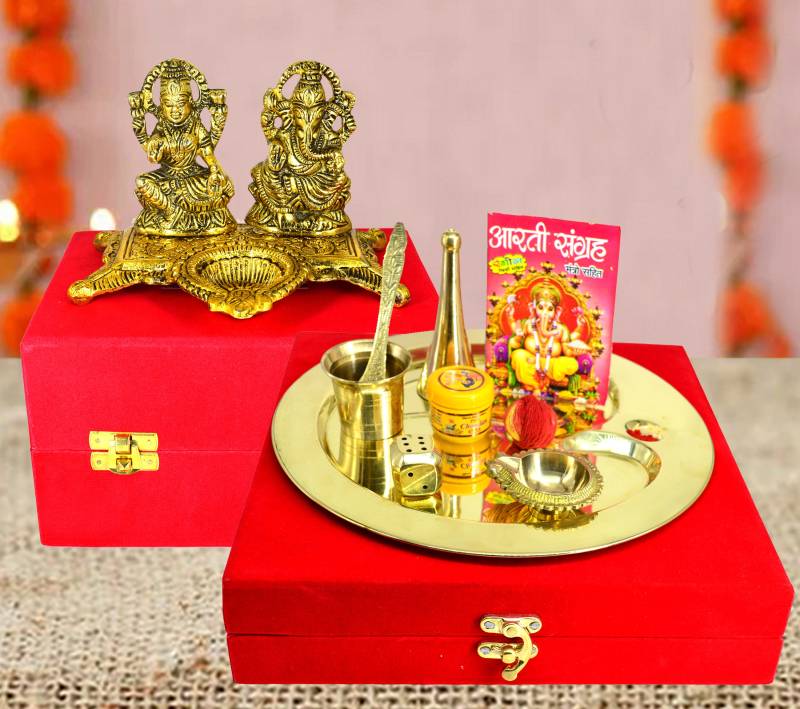 ME&YOU Diwali Pujan Complete Thali set