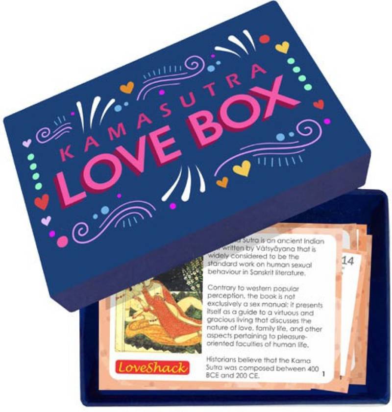 Exciting Lives Kama Sutra Love Box  (Blue)