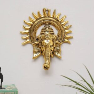 KridayKraft Ganesha ji Metal Statue