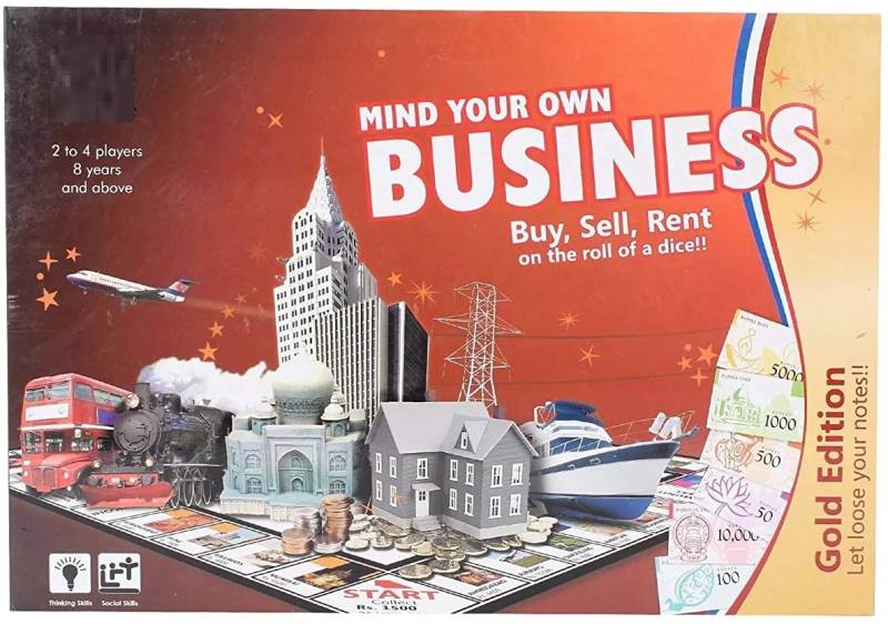 PEZYOX Mind Your Own Business (Gold - Note) Board Game Accessories Board Game