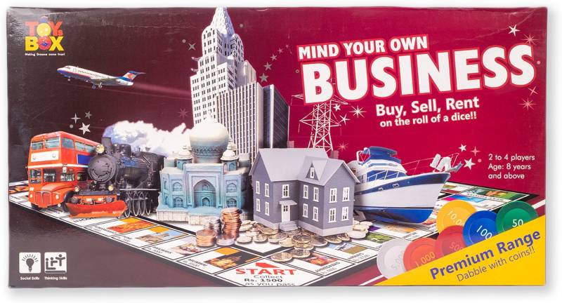 Toysbox Mind Your Own Business - Premium Range Money & Assets Games Board Game