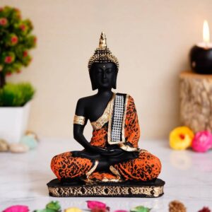 Royalbox Meditating Buddha Statue For Home Decor Idol/Showpiece Decorative Showpiece  -  22 cm  (Polyresin