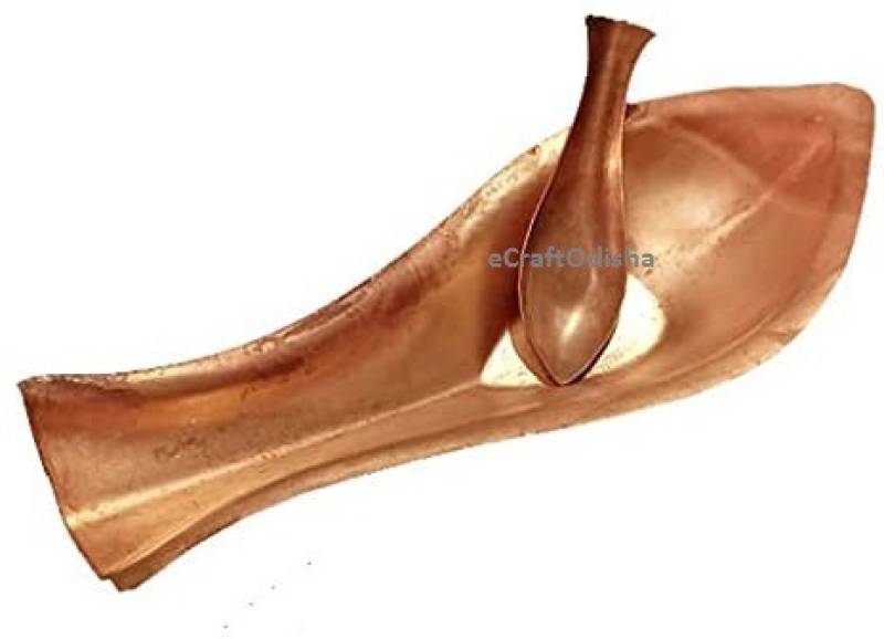 eCraftOdisha Copper Kosha Kushi for Puja and Other Religious Activities 6 inch Copper  (2 Pieces