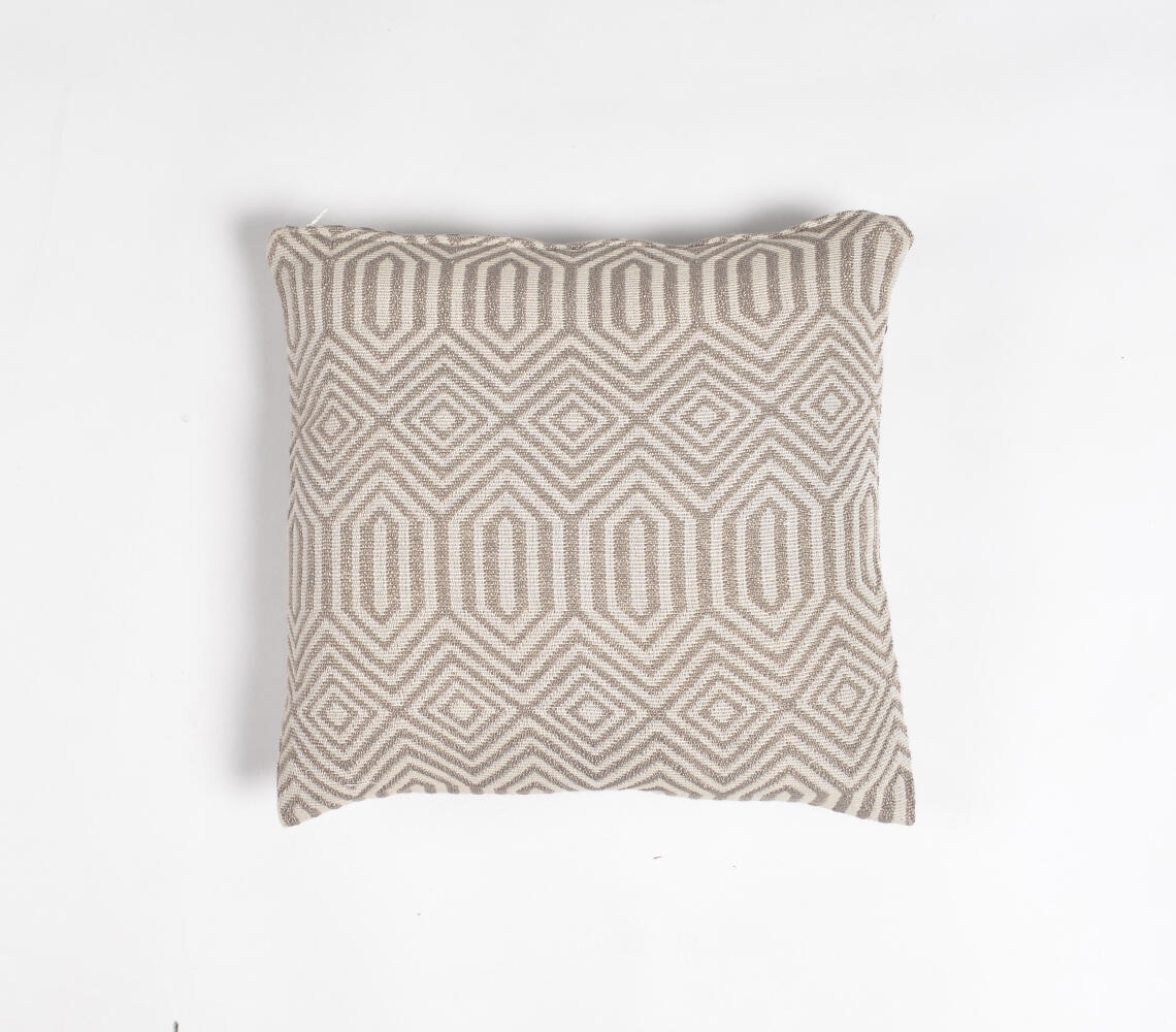 Geometric Grey Cushion cover - Grey - VAQL10101171502