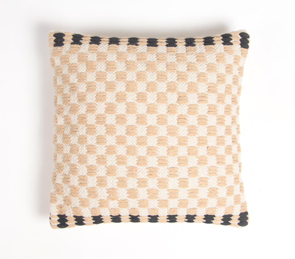 Handwoven Cotton Cushion Cover - Multicolor - VAQL10101181453