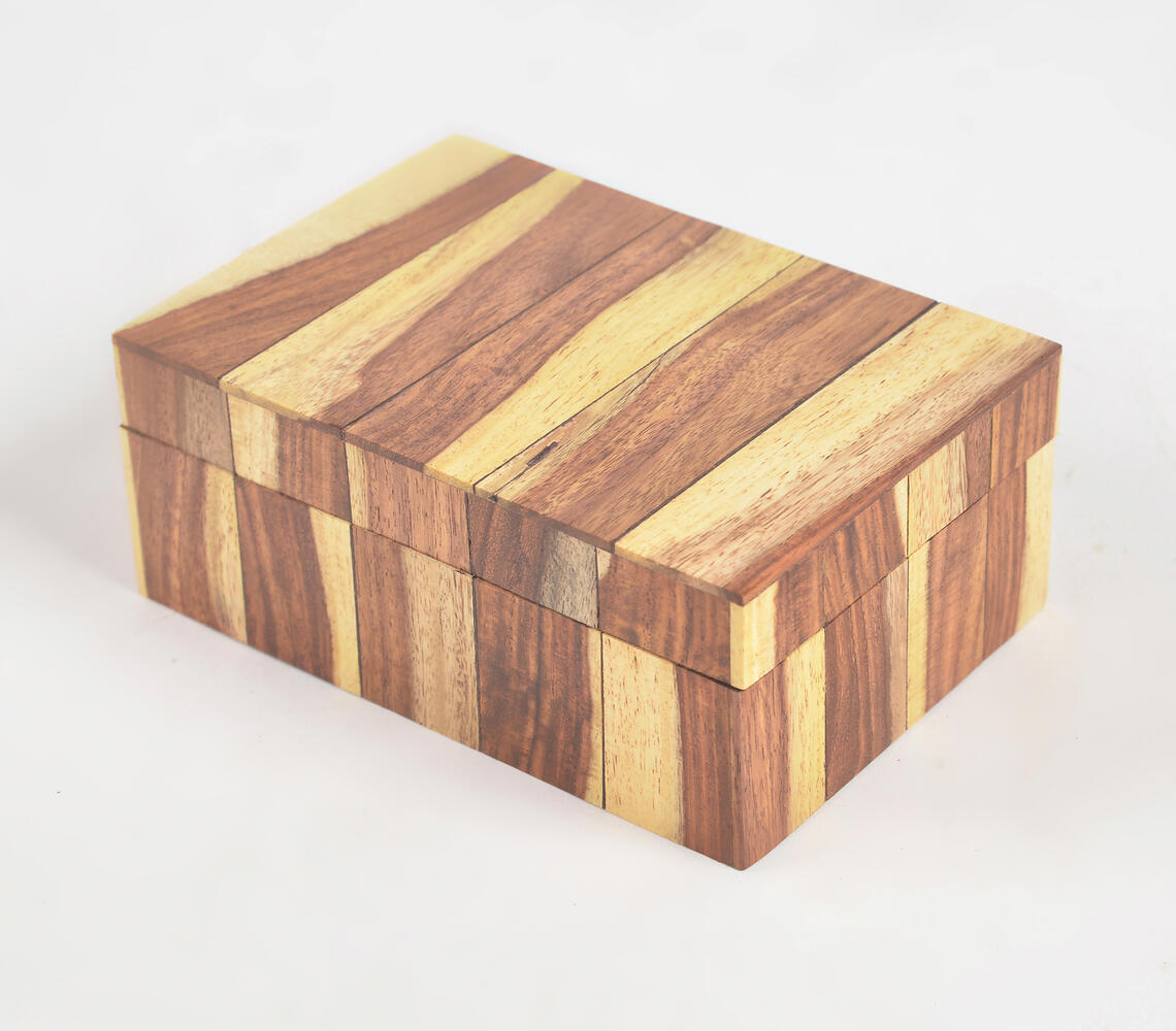 Joint Wood & MDF Jewelry Box - Natural - VAQL101018111834