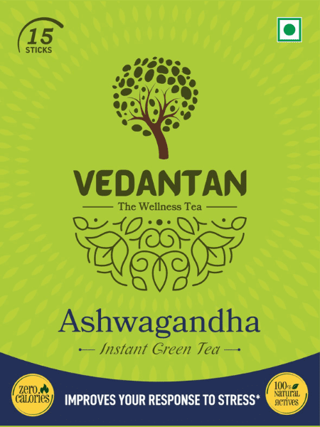Vedantan Ashwagandha – Instant Herbal Green Tea