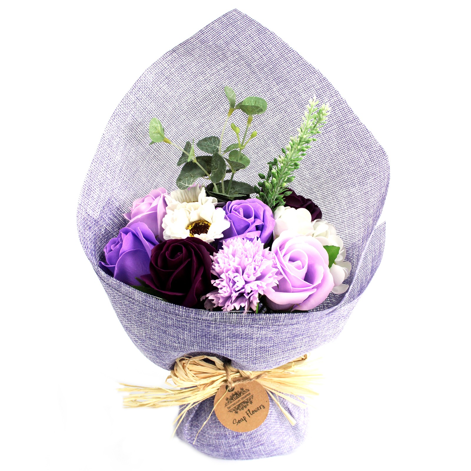 Standing Soap Flower Bouquet - Purple - 1 Piece (SFB-06)
