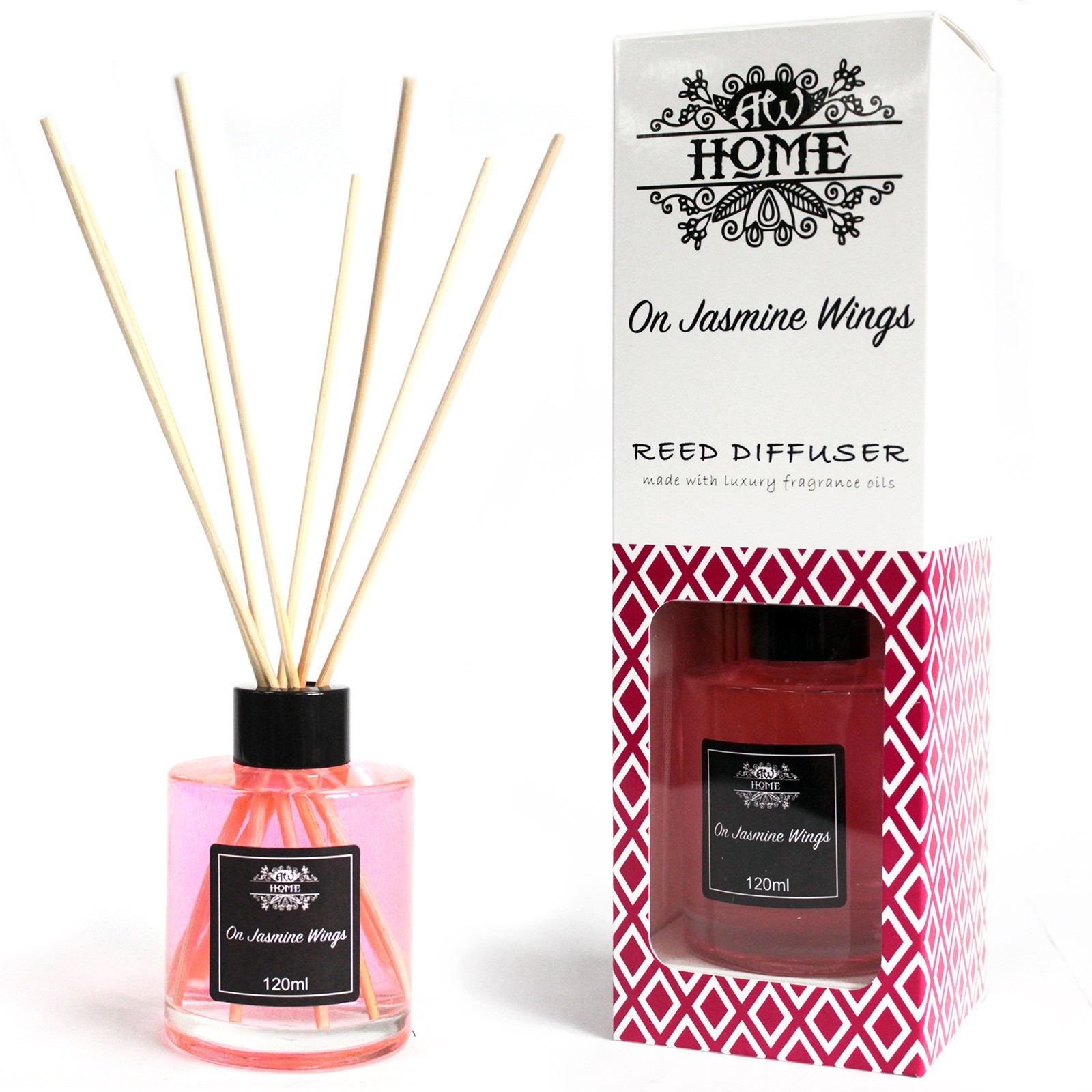 120ml Reed Diffuser - On Jasmine Wings - 1 Piece (RDHF-07)