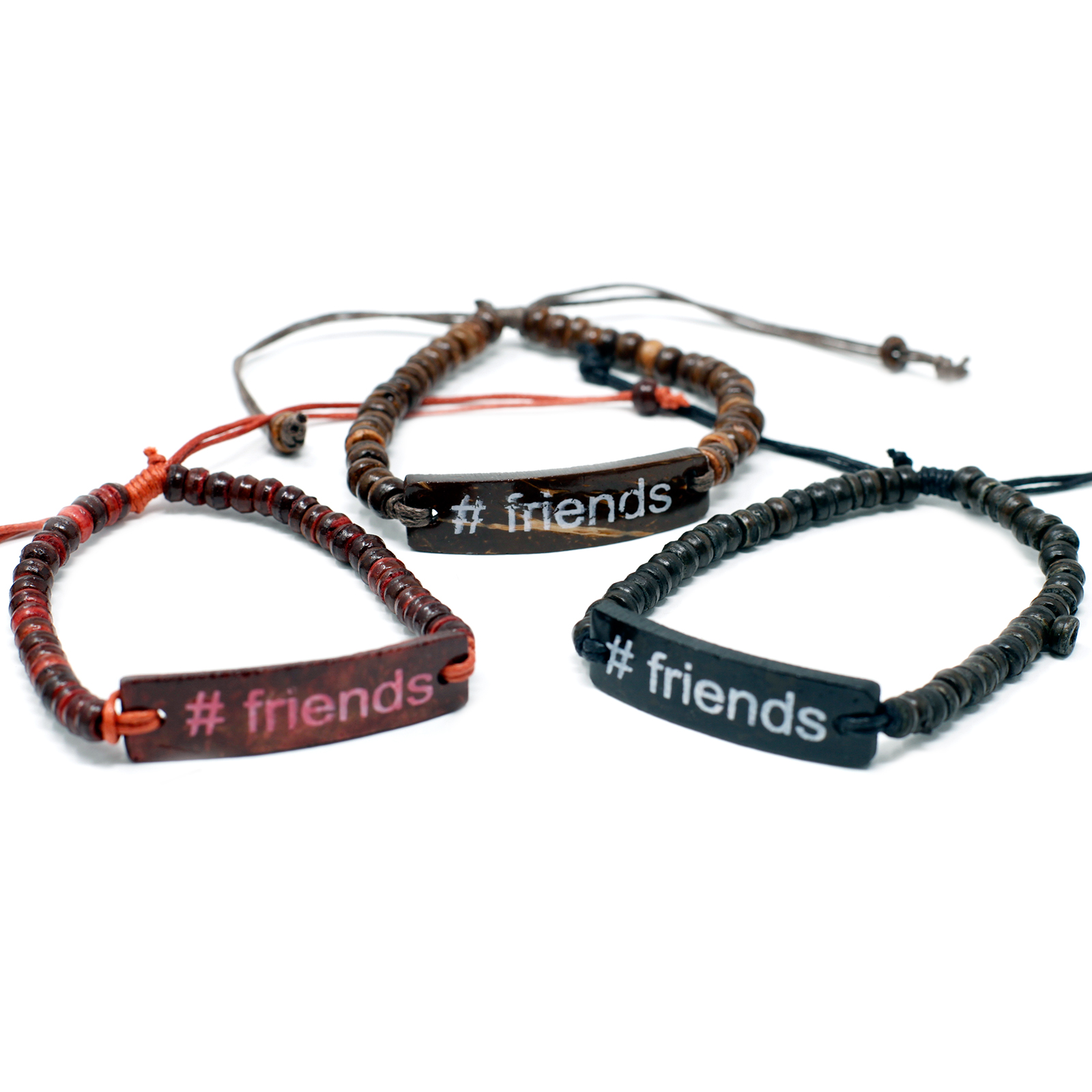 Coco Slogan Bangle - #Friends - 1 Piece (CocoSG-06)