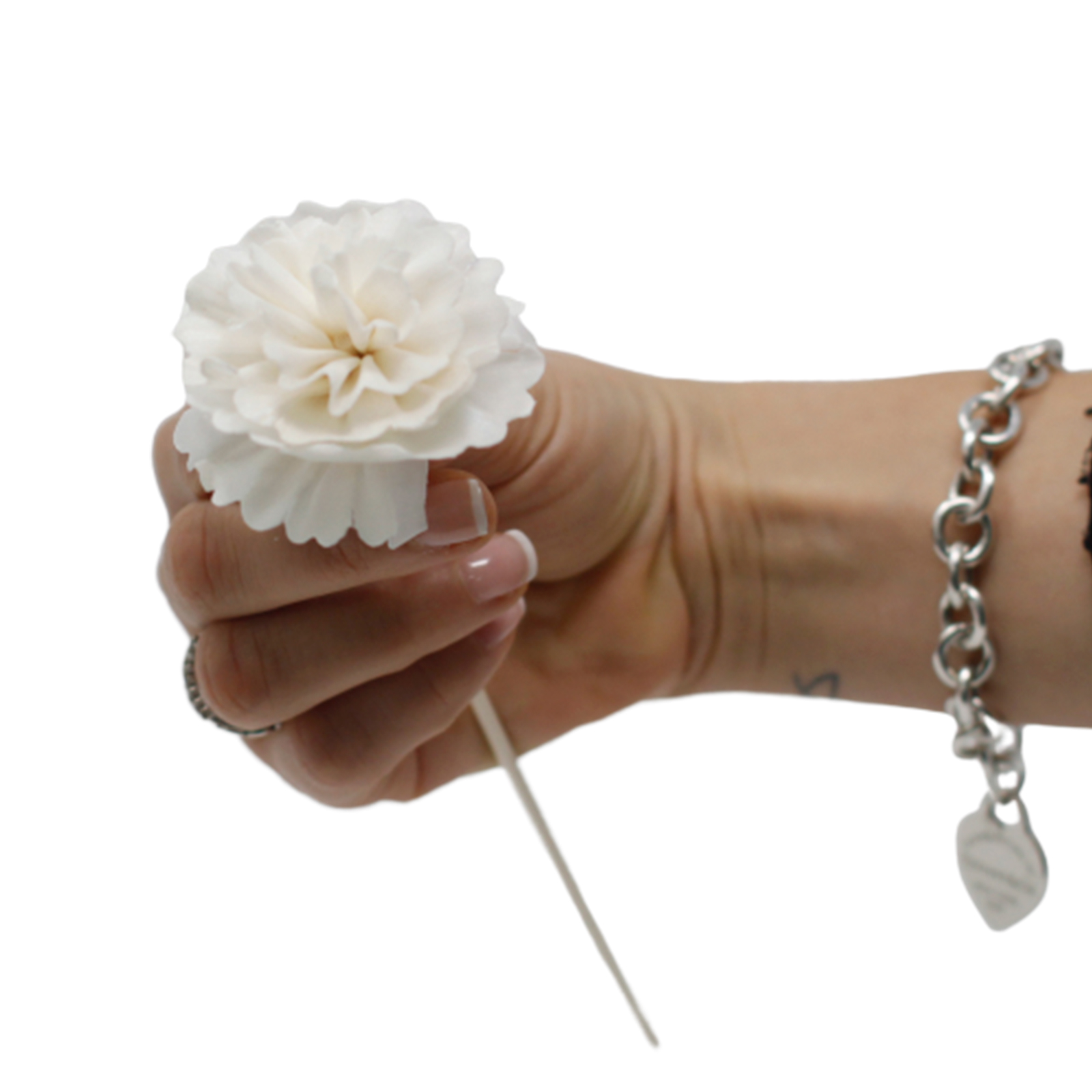 Natural Diffuser Flowers - Carnation on Reed - 1 Piece (Ndiff-09)