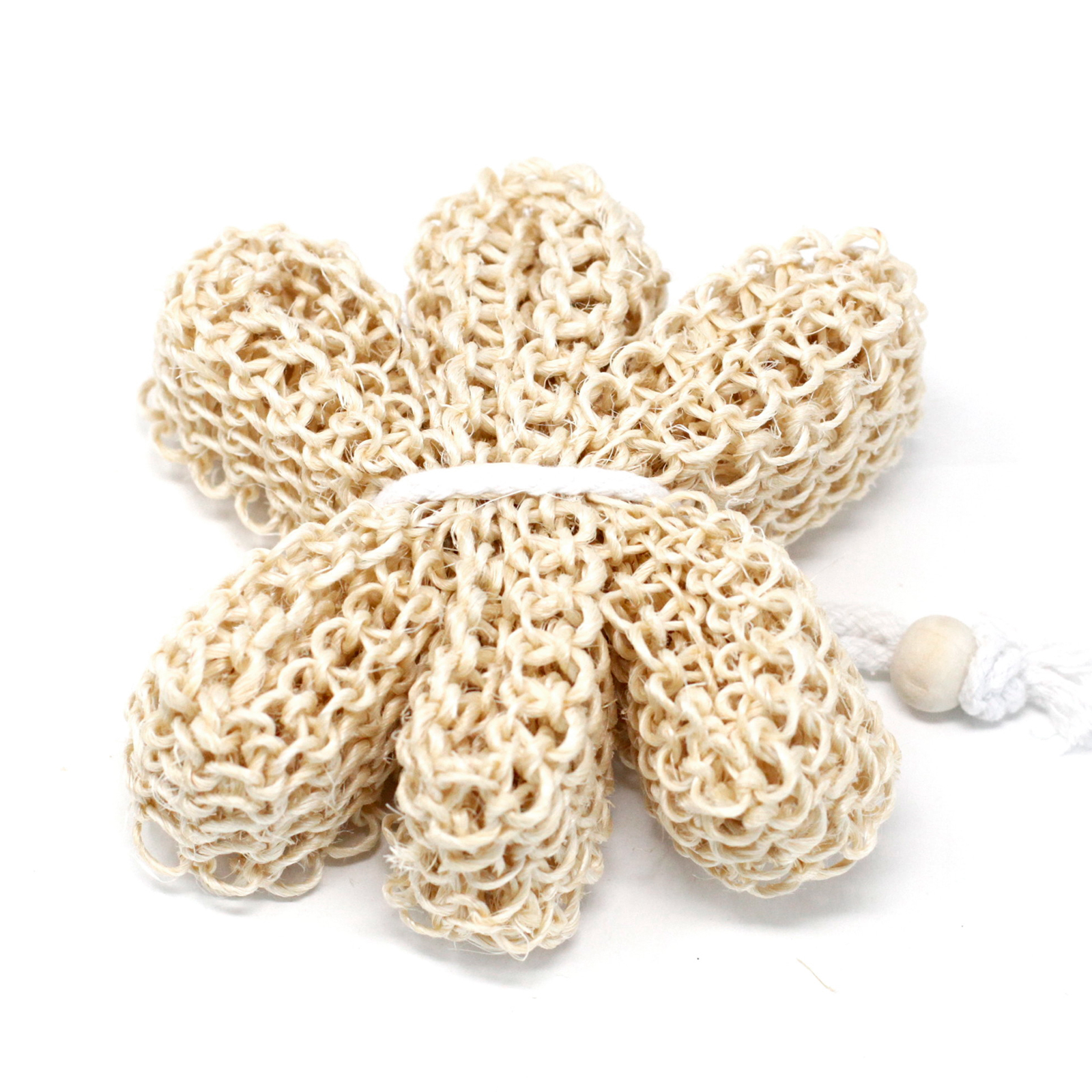 Sisal Sponge and Scrub - Exfoliating Star - 1 Piece (SisalS-02DS)
