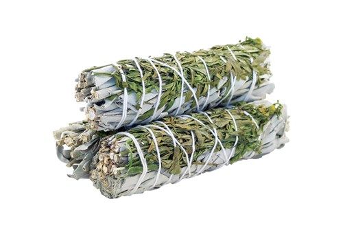 Smudge Stick - White Sage & Ruda 10cm - 1 Piece (MSage-23)