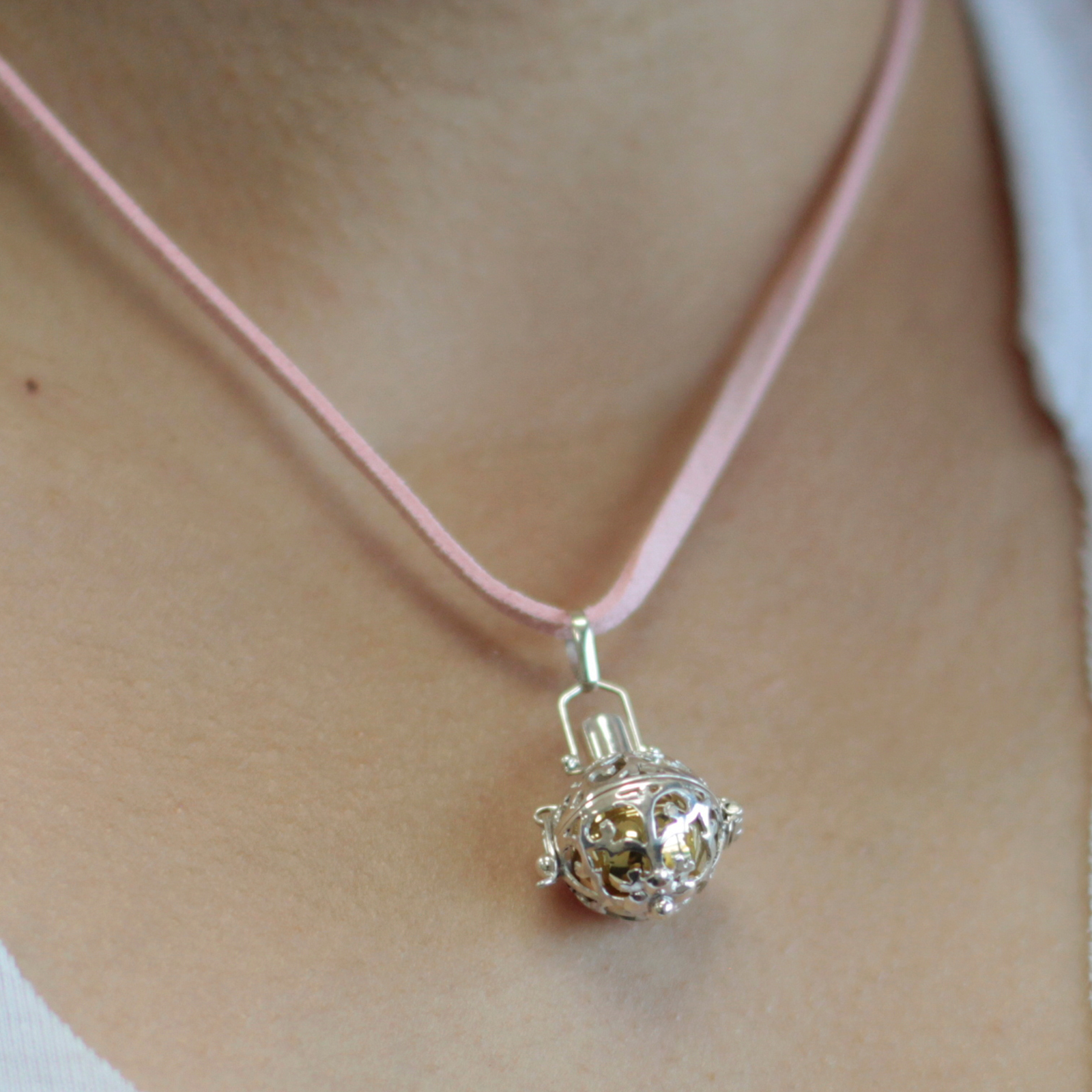 Silver Angel Bell - Guardian - 16mm - 1 Piece (SABall-04)