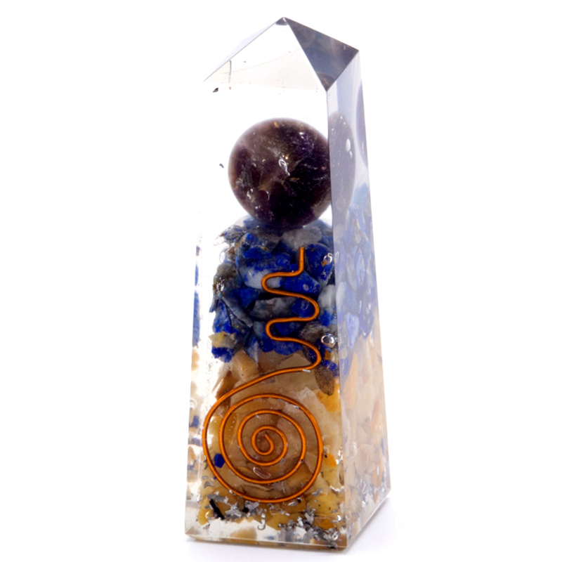Orgonite Obelisk Power Point Copper