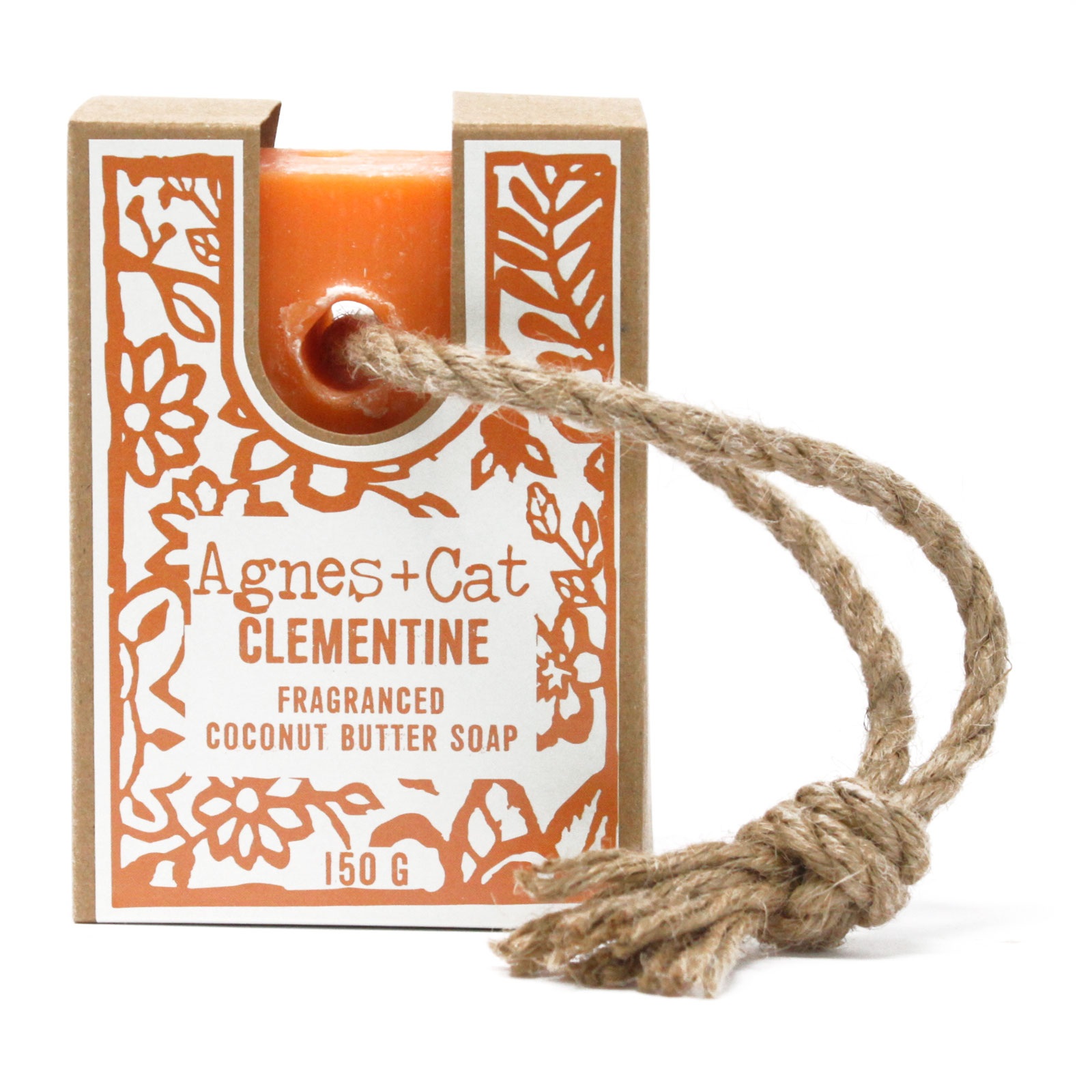 Soap On A Rope - Clementine - 1 Piece (ACSR-03DS)
