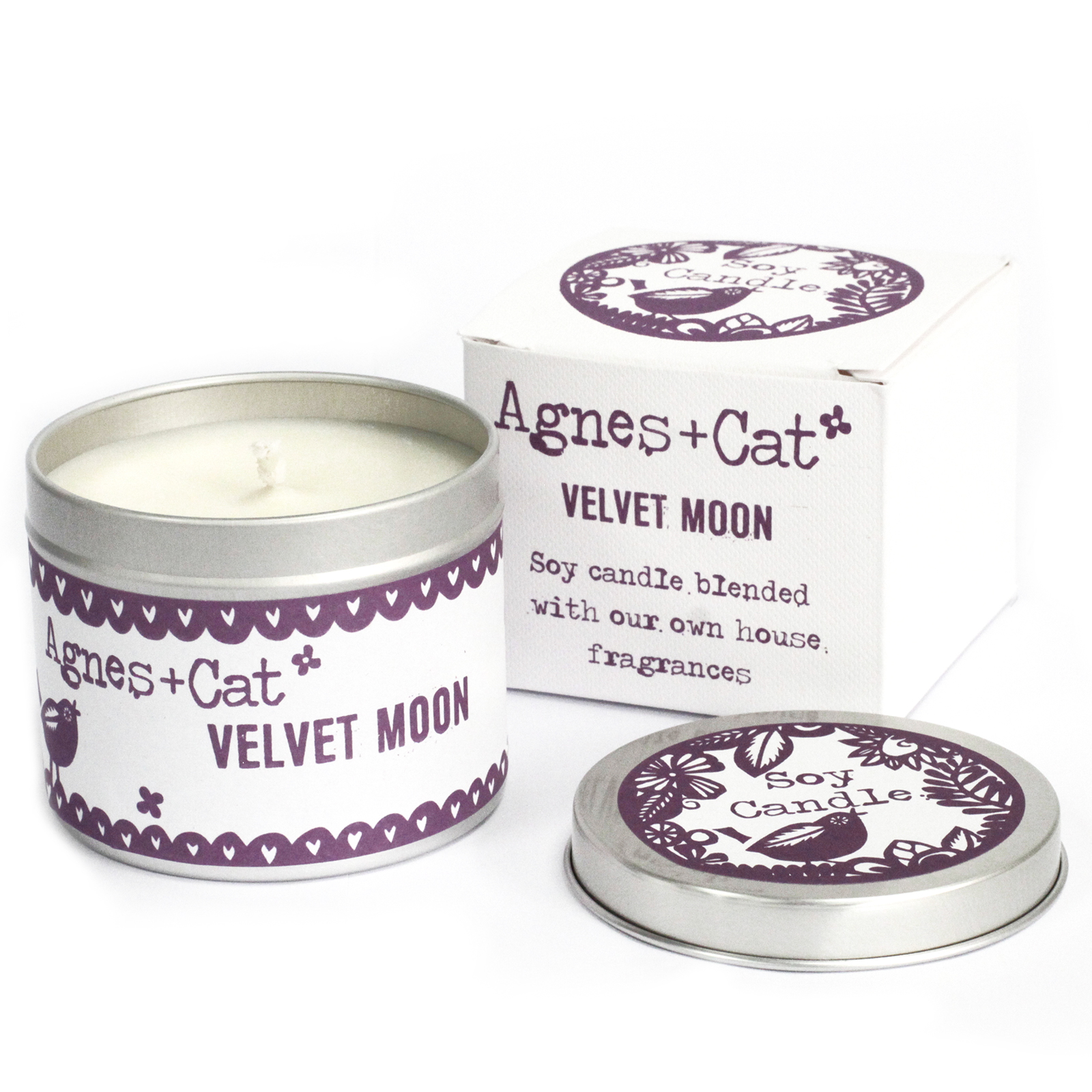 Tin Candle - Velvet Moon - 1 Piece (ACTC-13)