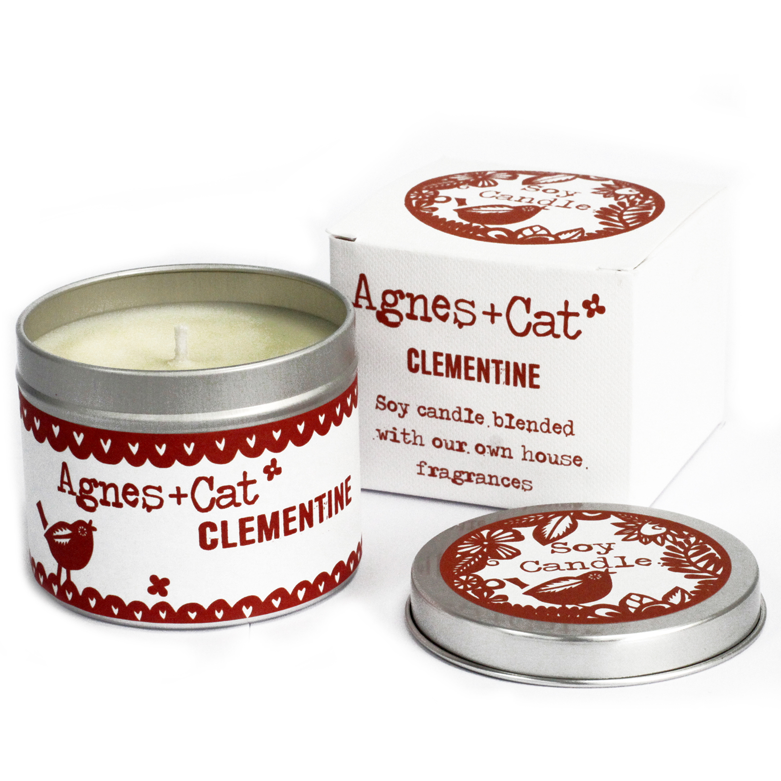 Tin Candle - Clementine - 1 Piece (ACTC-23)
