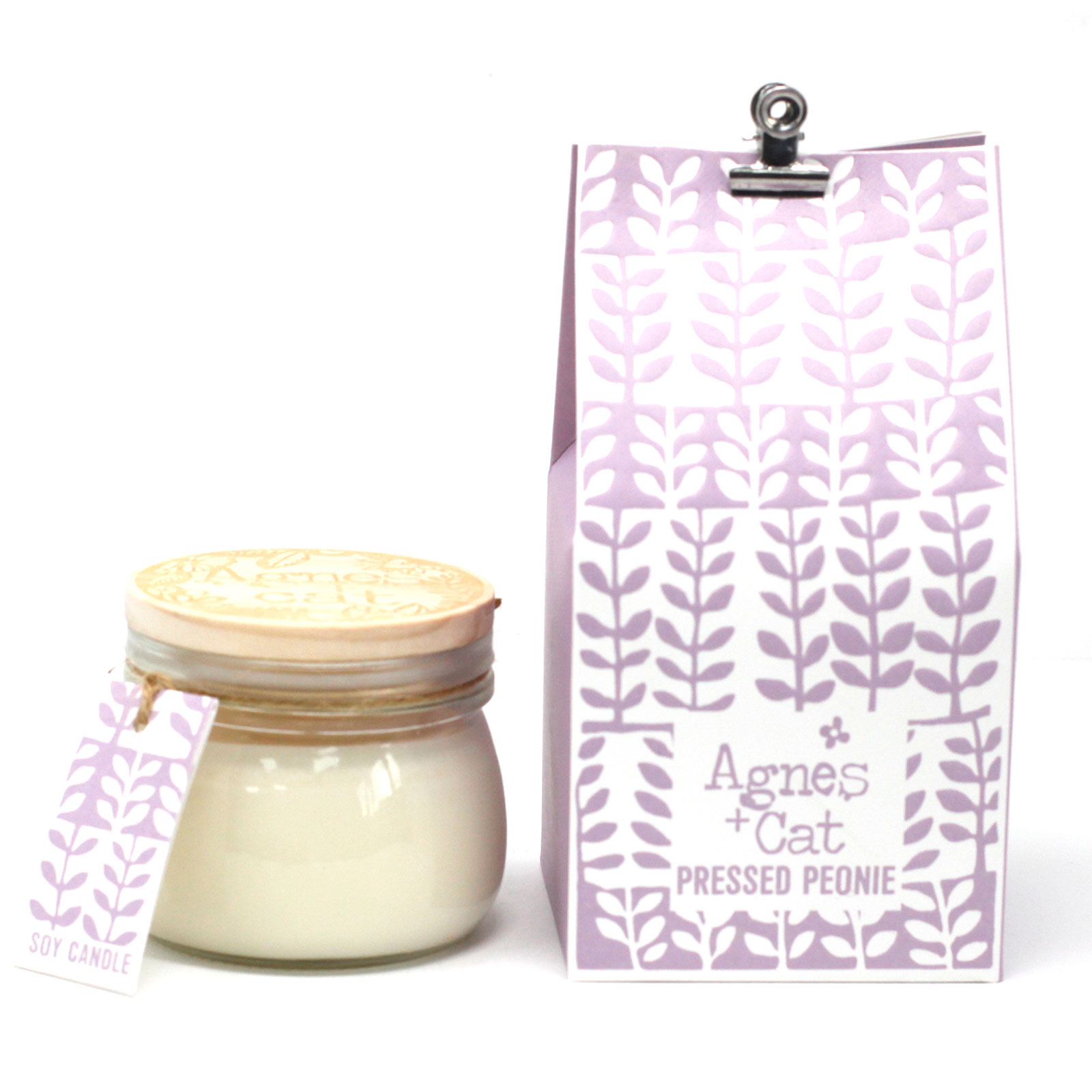 Small Kilner Jar Candle - Pressed Peonie - 1 Piece (ACKCM-18)
