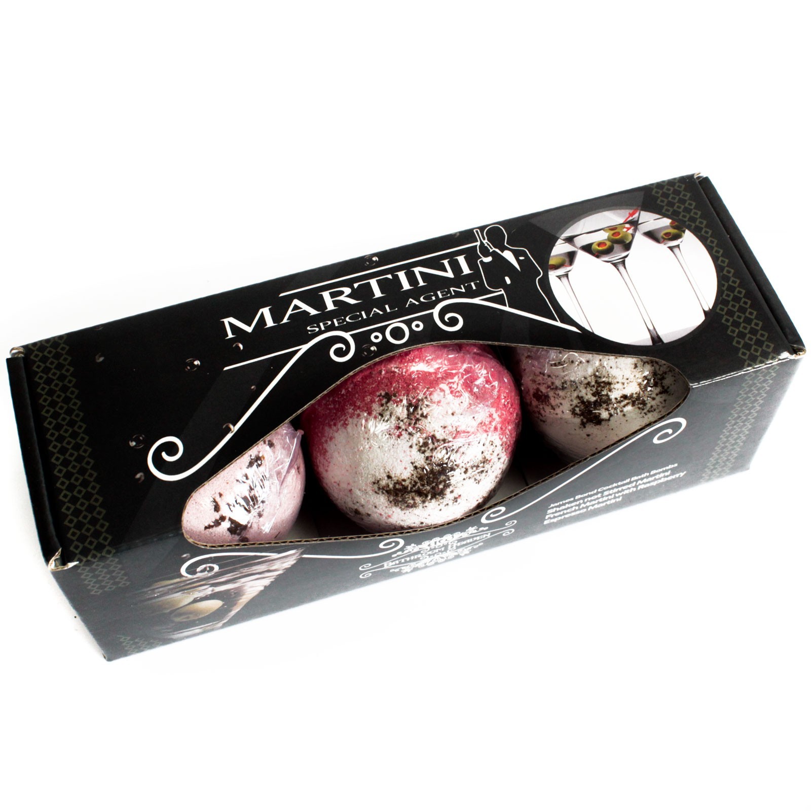 Set of Three Martini Bath Bombs - 1 Piece (CBB-03)